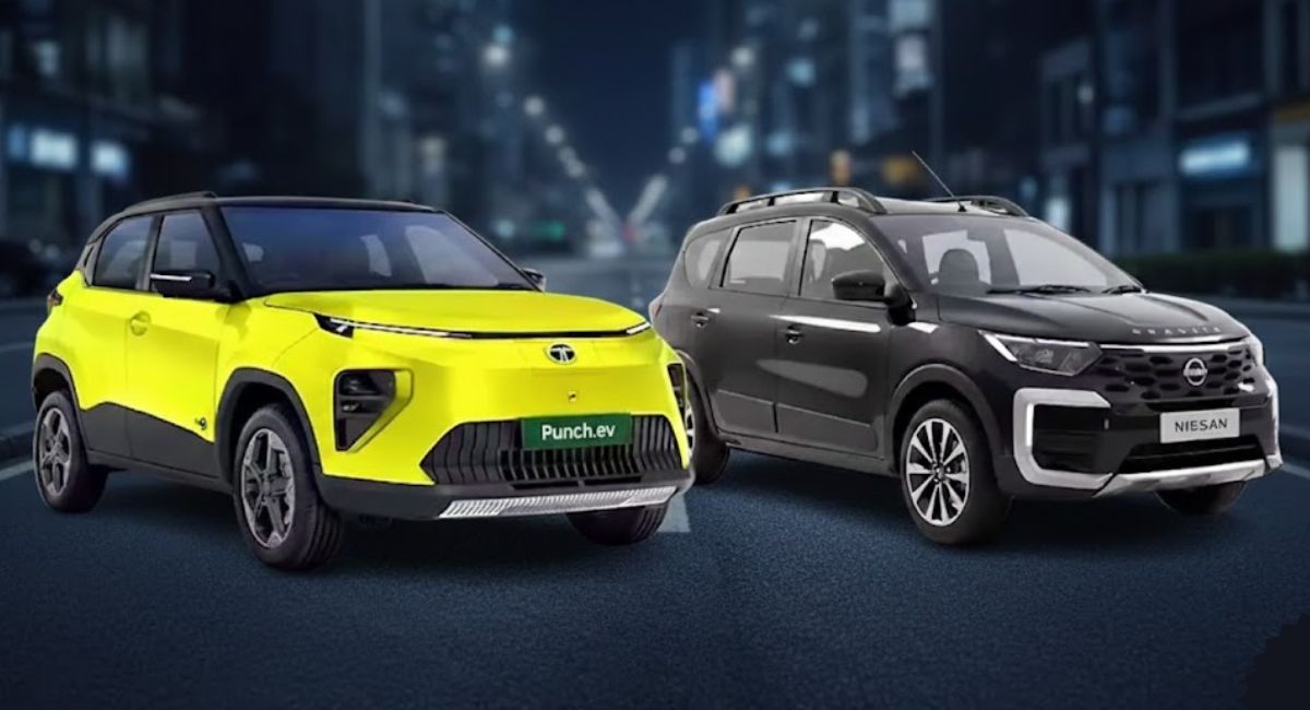 Nissan Gravite And Tata Punch.EV Facelift