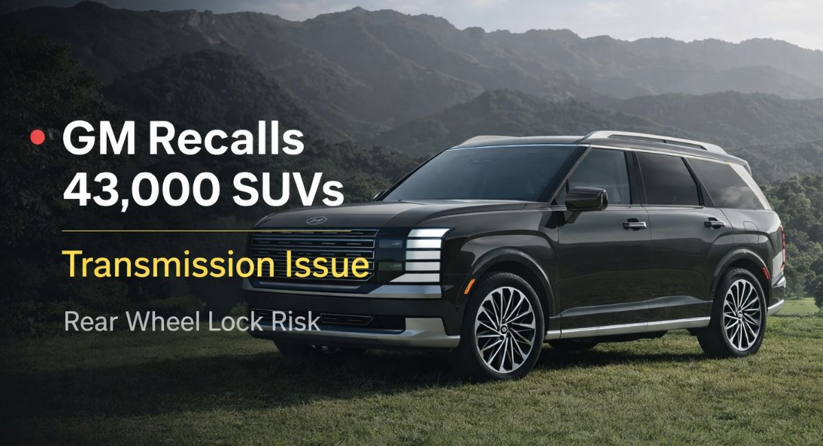 GM Recalls 43,000 SUVs