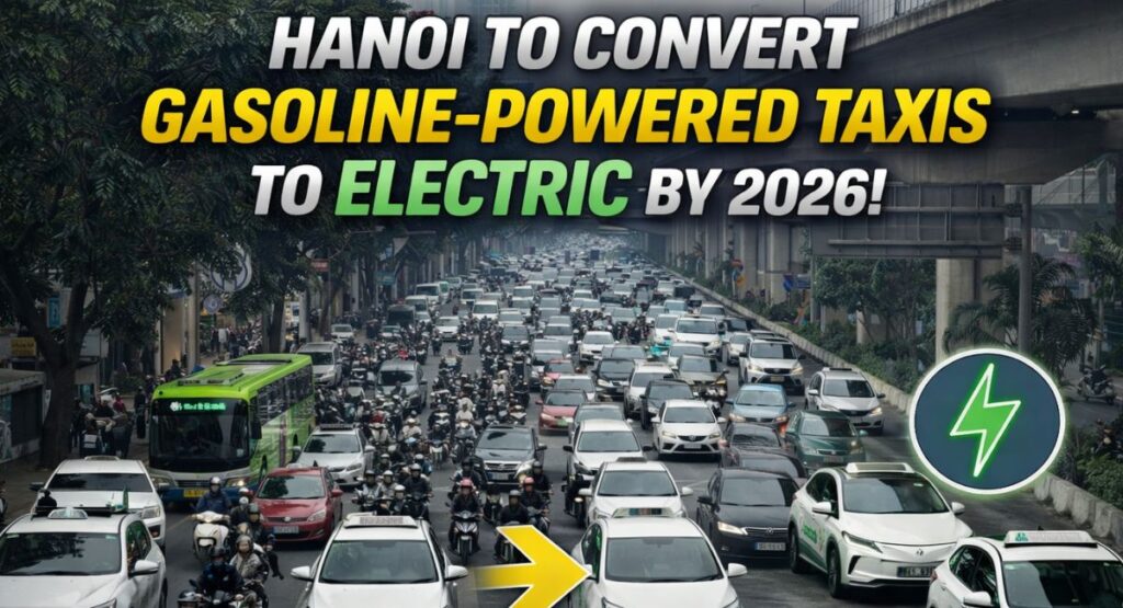Hanoi’s Bold 2026 Vision: Why 64% of Gasoline-Powered Taxis Will Soon Go Electric