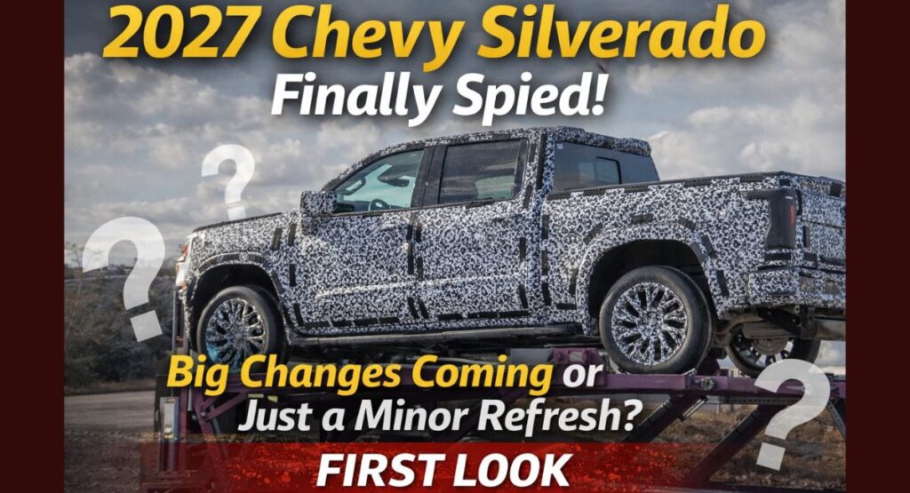 2027 Chevy Silverado High Country Spied