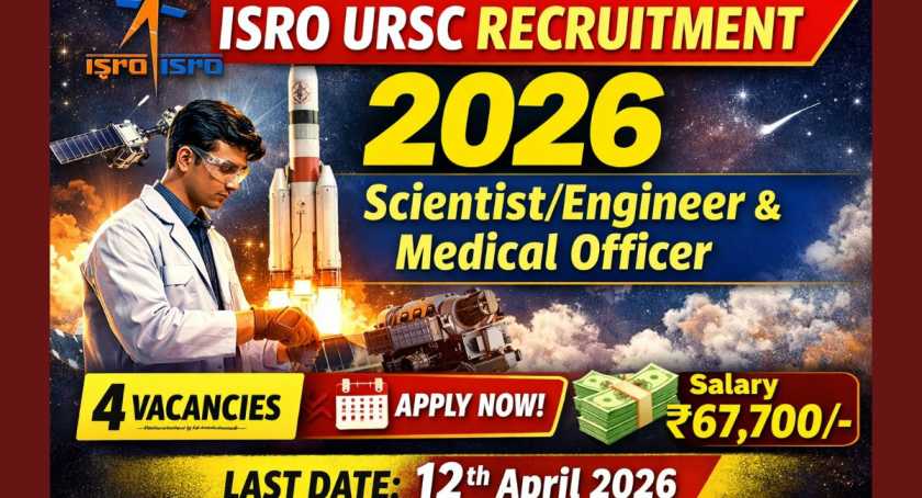 ISRO URSC Recruitment 2026 Notification Out