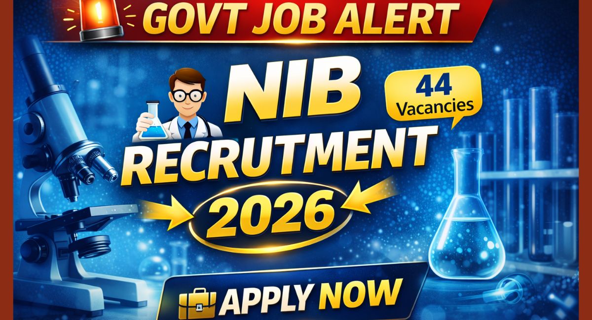 NIB Recruitment 2026