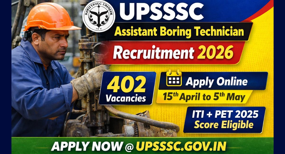 UPSSSC Assistant Boring Technician