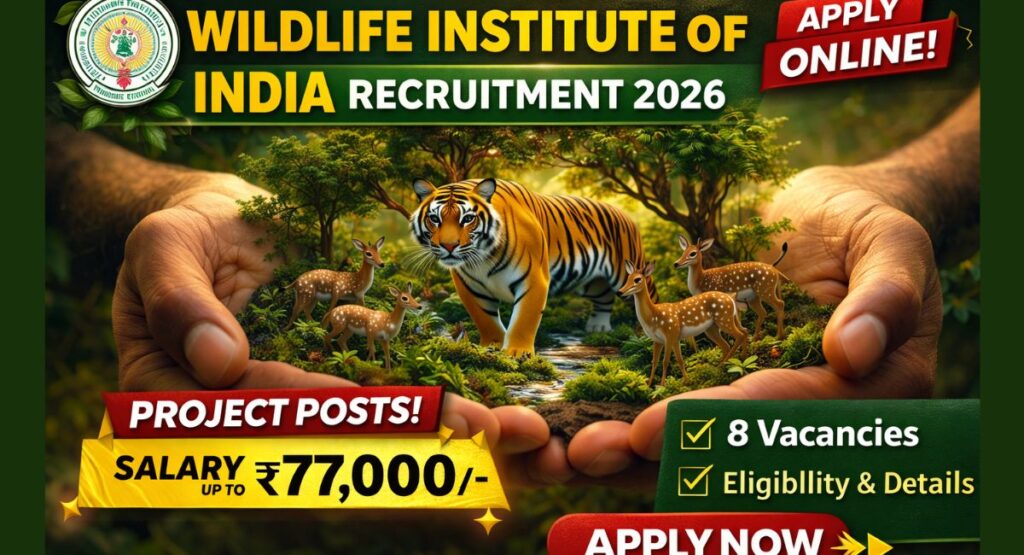 Wildlife Institute of India Recruitment 2026