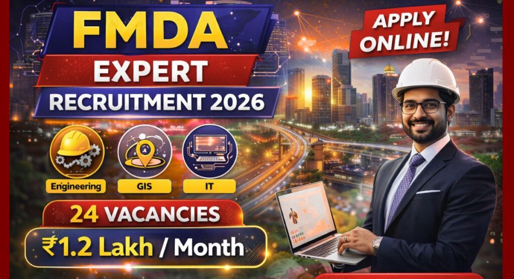 FMDA Expert Recruitment 2026 Notification Out