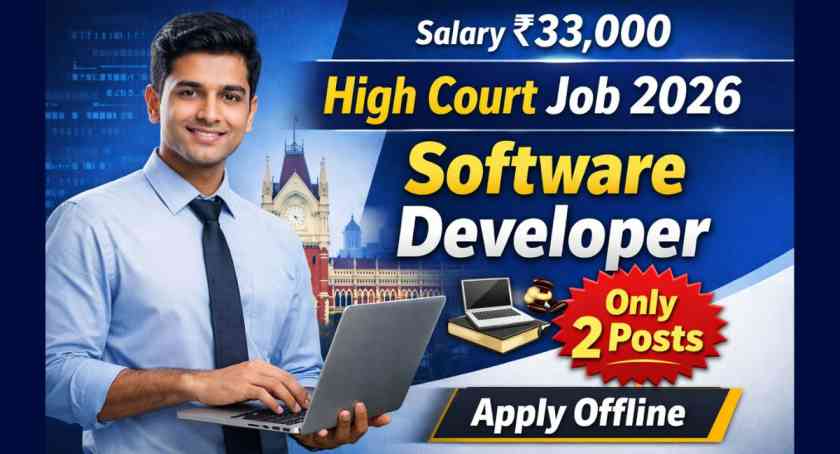 Calcutta High Court Software Developer Recruitment