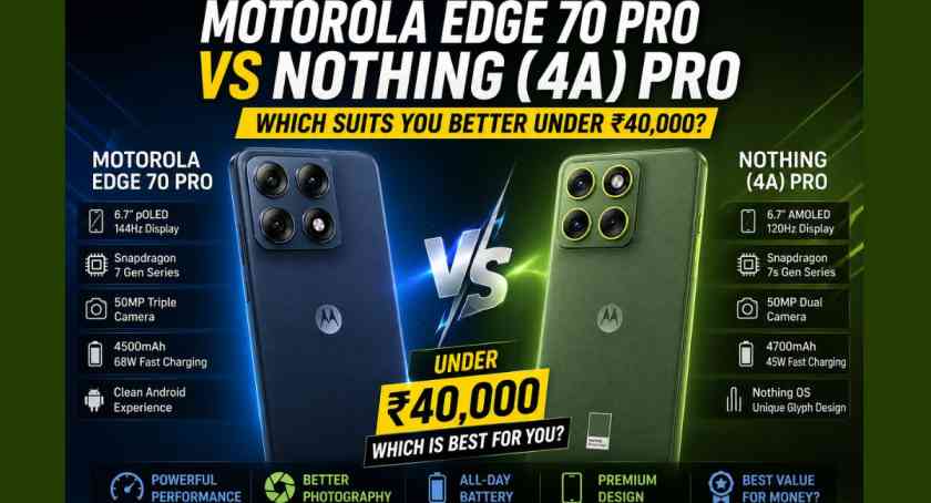 Motorola Edge 70 Pro vs Nothing (4a) Pro